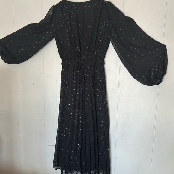 ASOS DESIGN Black Long Sleeve Maternity Midi Dress – UK 8 / US 4 - Picture 3 of 6